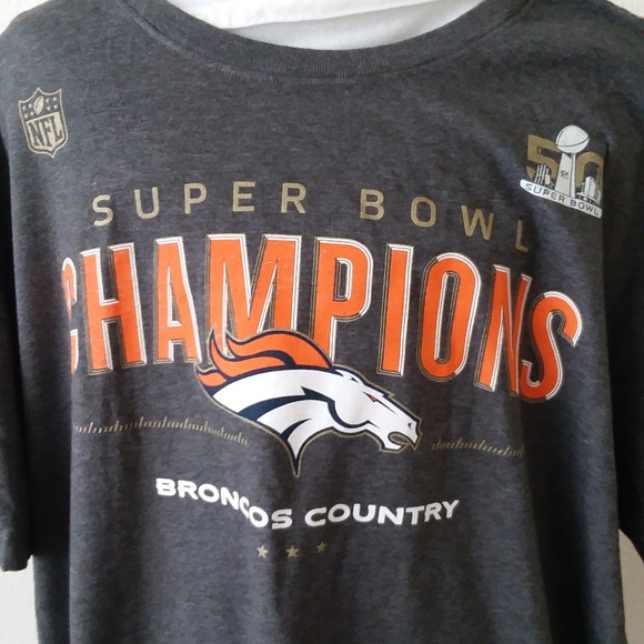Adult Nike Denver Broncos Superbowl 50 T-Shirt XL - Picture 2 of 6